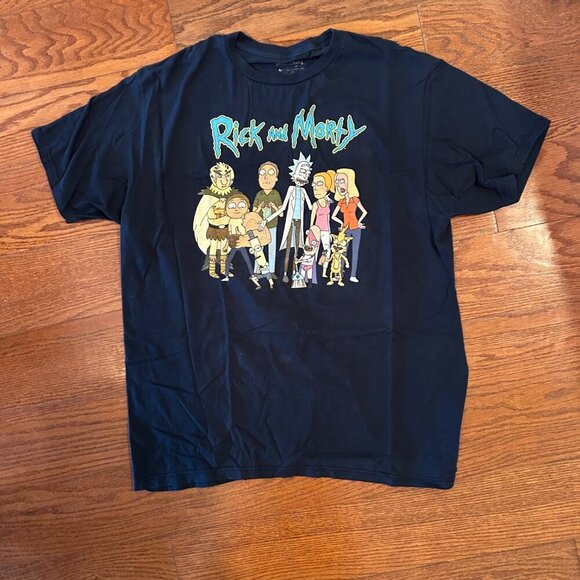 Rick and Morty Cartoon Network Adult Swim Mens Size Small T-Shirt Short Sleeve - Picture 8 of 8